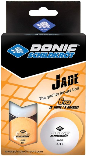 SCHILDKROT Jade Poly 40+ loptičky na stolný tenis 6 ks