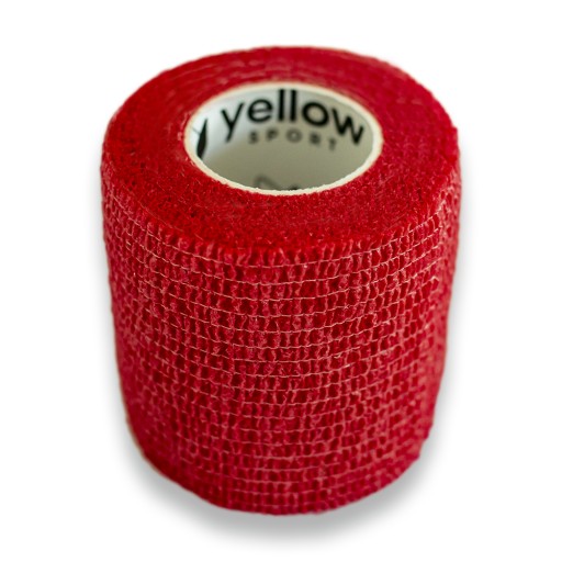 Samolepiaca stabilizačná súdržná bandáž YellowBAND 5cm červená