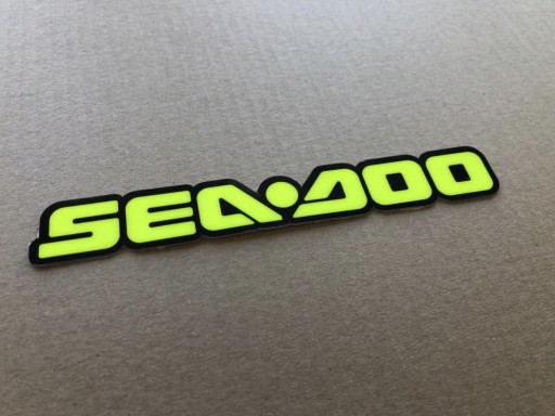 Nálepky Sea-Doo 15cm - Fluo