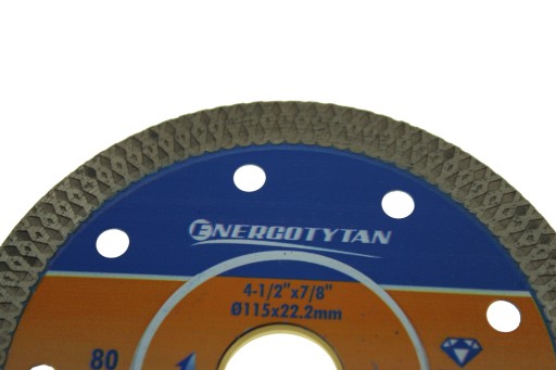 Diamantový kotúč na kameninu 115x22,2 / 20 mm / ET115 ENERGOTYTAN POLSKA