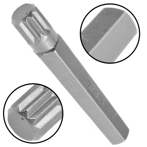 BIT 10MM SPLINE 10x75MM