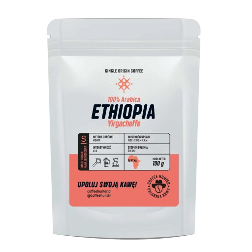 Etiópia Yirgacheffe vzorka 100 g KÁVOVÉ ZRNKY