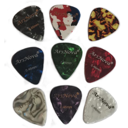 Gitarové trsátka mramorový vzor 0,46 mm 5 ks