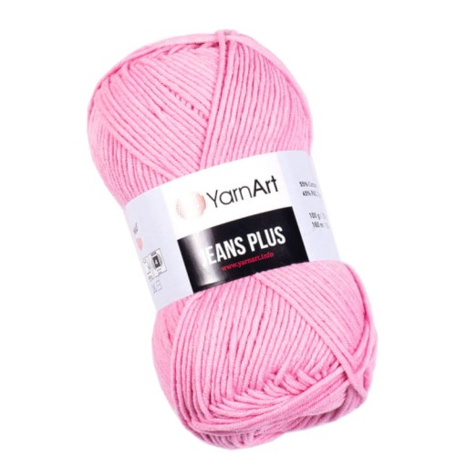 YarnArt Jeans Plus 36 ružové