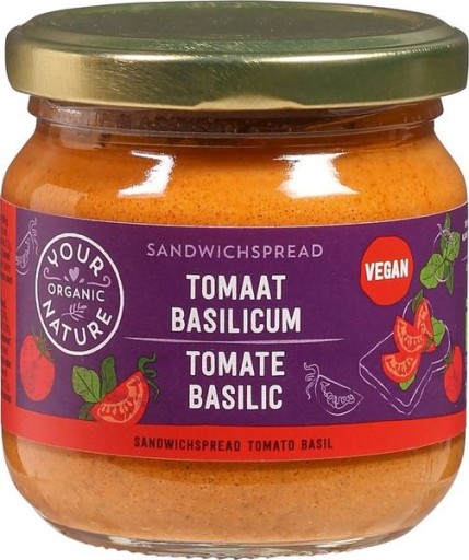 BIO Paradajková nátierka chlebíček s bazalkou 180g EKO