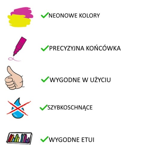 KIDEA FLUORESCENTNÉ GÉLOVÉ PERÁ 6 FARIEB