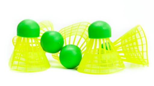 Pérák na speedminton, sada 5 kusov