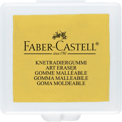 Umelecká guma na chlieb FABER-CASTELL pre umelcov v kufríku MIX FARIEB
