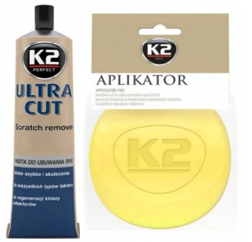 K2 SET LEŠTIACA PASTA NA ODSTRAŇOVANIE ŠKRABANCOV LAKU + NÁPOJOVÝ APLIKÁTOR