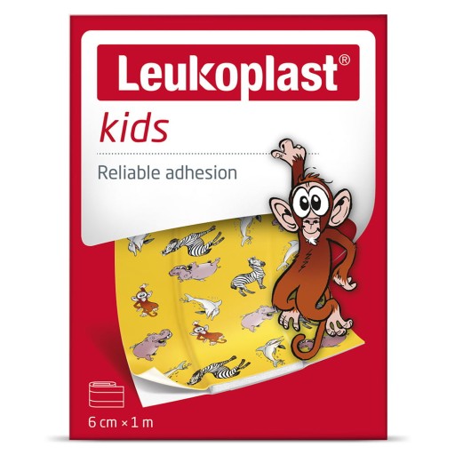 Leukoplast KIDS omietka s obkladom 6cm x 1m