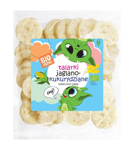 BIOMINKI BIO PROSOM A KUKURIČNÝMI PLÁTKAMI BIO OBRUCHA 55 g