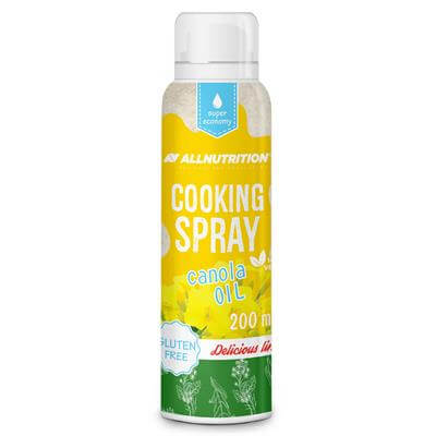 ALLNUTRITION SPREJ NA VARENIE CANOLOVÝ OLEJ 200 ml OLEJ NA VYPRÁŽENIE ZDRAVÝ FIT
