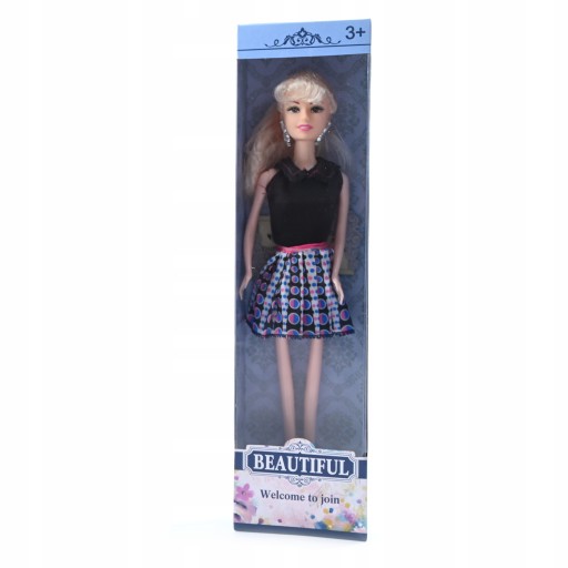 MÓDNA OBLEČENÁ BÁBIKA, 30CM, RÔZNE VZORY