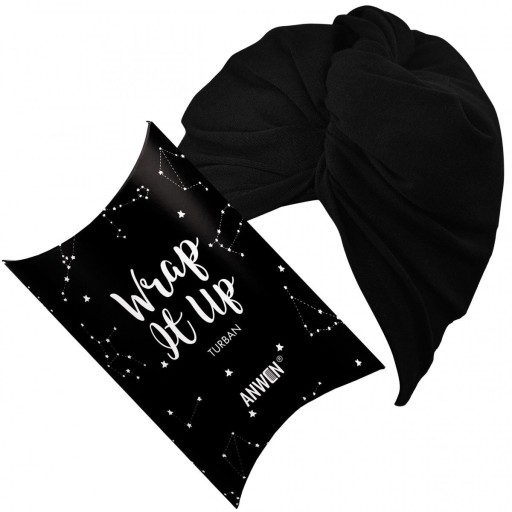 ANWEN Turban Wrap It Up Black