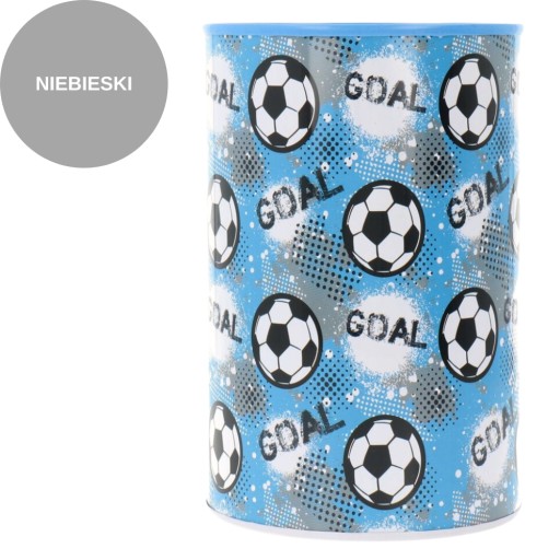 KOVOVÁ KANZIČKA BANKOVKY FUTBAL XXL DARČEK