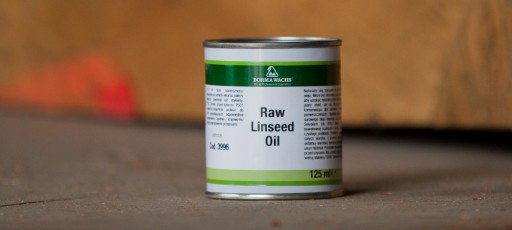 Prírodný čistý ľanový olej na drevo Borma 150ml