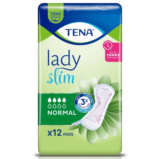 TENA Lady Slim Normal urologické vložky dámske hygienické vložky na moč 12 ks.