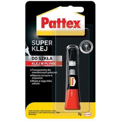 PATTEX ŠPECIALIZOVANÉ LEPIDLO NA SKLÁ SUPER TEKY