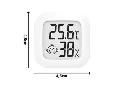 METEOSTANICA DIGITÁLNY IZBOVÝ TEPLOMER HYGROMETER