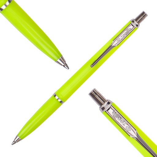 Mechanické guľôčkové pero Zenith 7 Fluo mix, NEON YELLOW