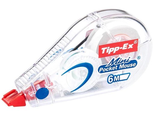 BIC TIPP-EX MINI OPRAVNÁ SÚPRAVA VRECKEJ MYŠI 5mm X 6m ŠKOLA