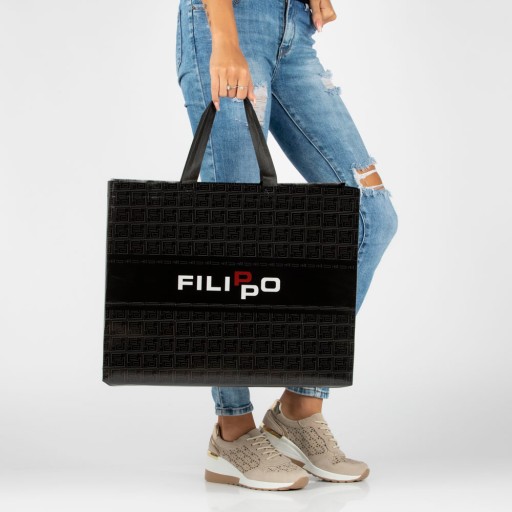 Nákupná taška Filippo, šedá, univerzálna