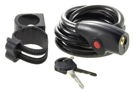 ZÁMKA NA BICYKEL 2K 225020/8-180 S KĽÚČ