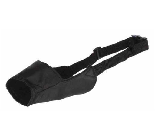 TRIXIE Látkový náhubok pre psa polyester čierny S-M