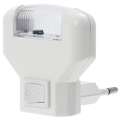 Nočná lampa kontaktná 3xLED s vypínačom, biele svetlo