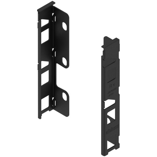 BLUM ZB7K000S Držiak na zadnú stenu LEGRABOX K, L+R, čierny uhlíkový mat