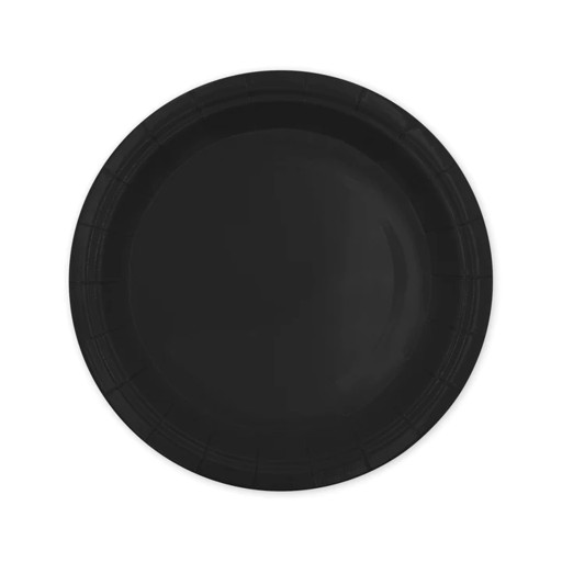 PAPIEROVÉ TANIERE ČIERNA narodeninová PARTY 18 cm