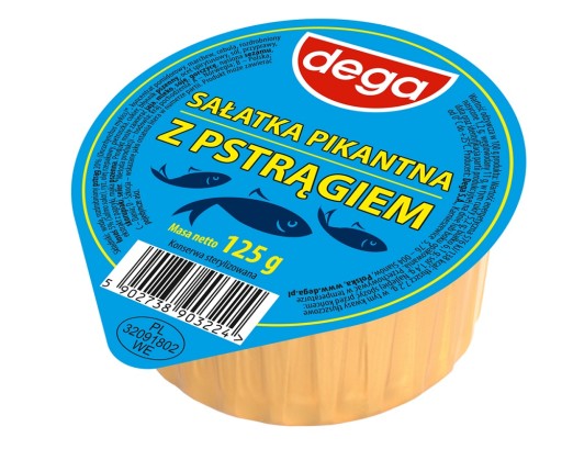 PIKANTNÝ ŠALÁT SO Pstruhom 125g DEGA