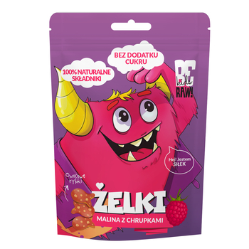 1x 35g BERAW Kids Malinové želé s chrumkami