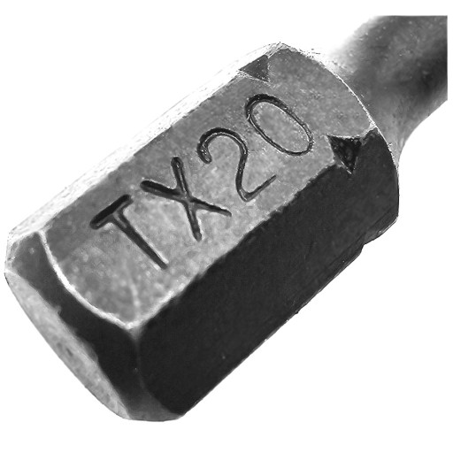 NÁRAZOVÝ BIT TX20 30mm STAR TORX TORX NÁRAZOVÝ COBIT 1ks