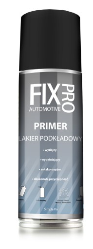 FixPro LAK AKRYLÁTOVÝ ZÁKLADNÝ ZÁKLADNÝ SPREJ TMAVOŠEDÝ 200ml