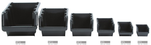 Uskladňovacia nádoba Litter Organizer NP6, čierna