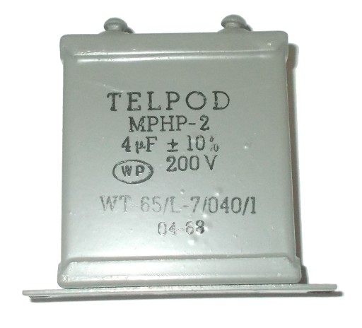 KONDENZÁTOR _ PIO AUDIO __ MPHP-2 __ 4uF 200V