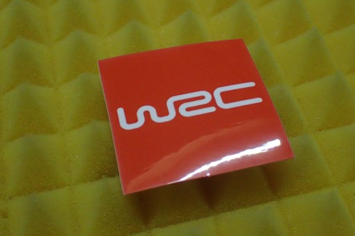 NÁLEPKA WRC NÁLEPKA 5 x 5 cm
