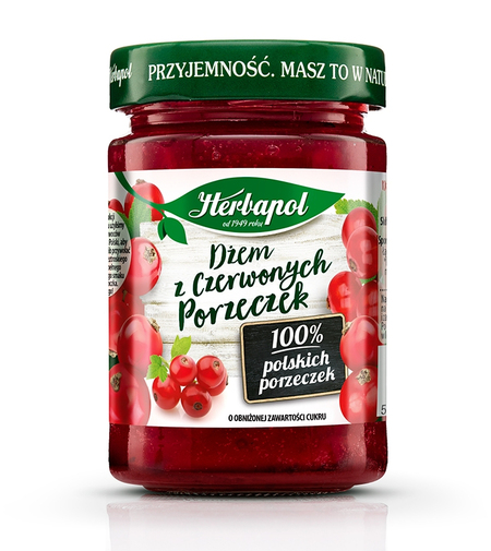 Herbapol džem z červených ríbezlí 280g