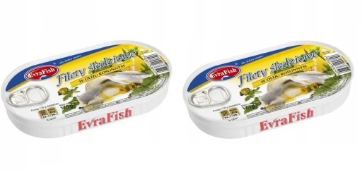 Evrafish filety zo sleďa v oleji 170 g