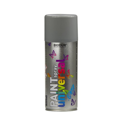 SMALTOVÝ LAK SPREJ BIELY HLINÍK 400ML/RAL9006 RÝCHLOSCHNÚCE