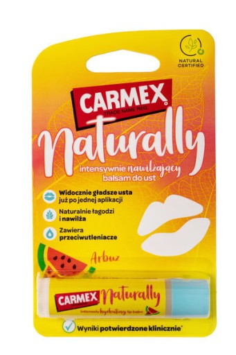 Carmex Naturally - balzam na pery s príchuťou vodného melónu (4,25 g)