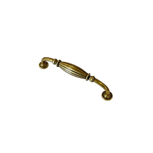Nábytková úchytka UR085 96mm retro OLD GOLD