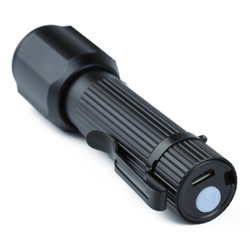 MALÁ LED TAKTICKÁ BATERKA XPE CREE COB ZOOM USB