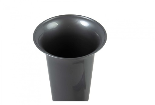 VÁZA NA STOJANE DAMA (4) STRIEBORNÝ PLAST 40 CM