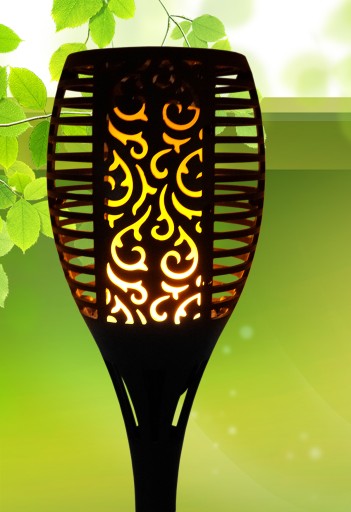 Solárne záhradné svietidlo LED Torch Flame 50cm