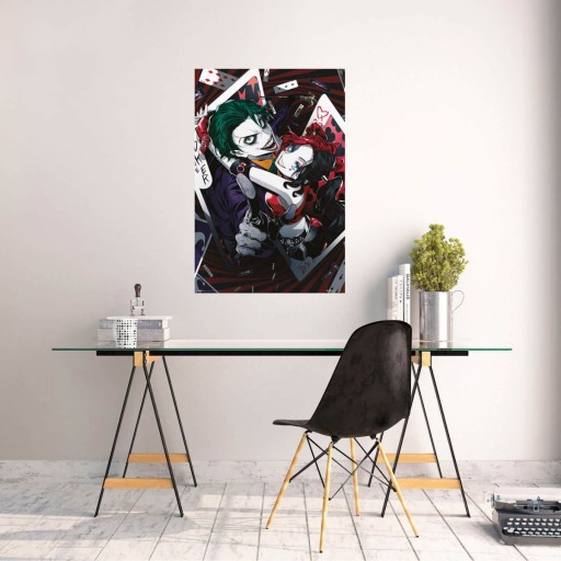 Anime plagát DC Comics Harley Quinn Joker 61 x 91,5