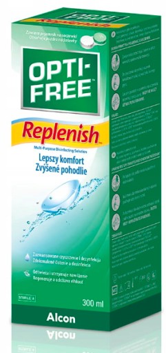 OPTI-FREE RepleniSH Alcon tekutina na šošovky 120 ml