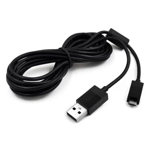 MICRO USB USB KÁBEL PRE NABÍJACIE PODLOŽKY PS4 SLIM PS4 PRO 2,75M XBOX ONE S / X