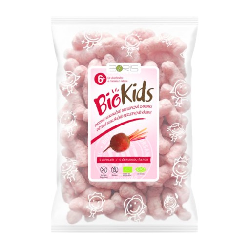 Kukuričné chrumky s cviklou BEZ SKLA. BIO 55 g